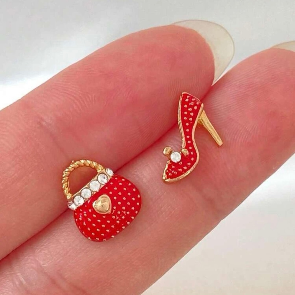 Heel & Purse Earrings - Picture 3 of 6